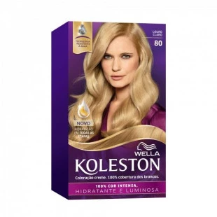 COLORAÇÃO KOLESTON - 80 LOURO CLARO