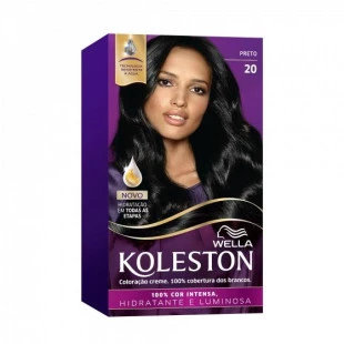 COLORAÇÃO KOLESTON - 20 PRETO