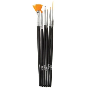 KIT BELLIZ - PINCÉIS PARA DECORAÇÃO DE UNHAS - 6 UNIDADES ref: 1281