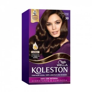 COLORAÇÃO KOLESTON - 30 CASTANHO ESCURO