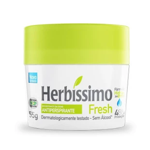 DESODORANTE EM CREME HERBÍSSIMO 55G - FRESH