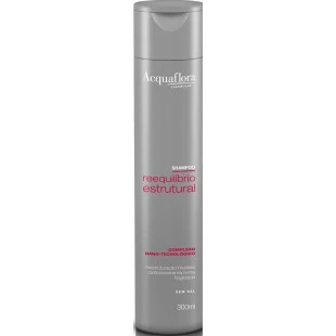 SHAMPOO ACQUAFLORA 300ML - REEQUILIBRIO ESTRUTURAL