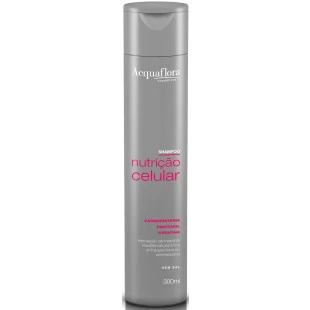 SHAMPOO ACQUAFLORA 300ML - NUTRIÇÃO CELULAR 