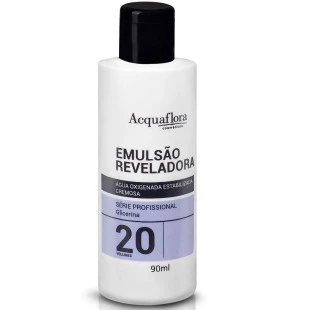 AGUA OXIGENADA ACQUAFLORA 90ML - 20 VOLUMES