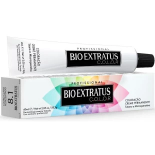COLORACAO BIO EXTRATUS COLOR 8.1 - LOURO CLARO ACINZENTADO