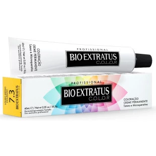 COLORACAO BIO EXTRATUS COLOR 7.3 - LOURO MÉDIO DOURANDO
