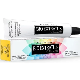 COLORACAO BIO EXTRATUS COLOR 8.3 - LOURO CLARO DOURADO
