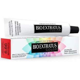 COLORACAO BIO EXTRATUS COLOR 6.66 - LOURO ESCURO VERMELHO INTENSO
