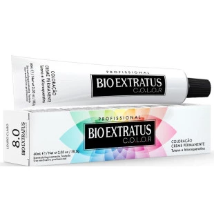 COLORACAO BIO EXTRATUS COLOR 8.0 - LOURO CLARO
