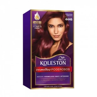 COLORAÇÃO KOLESTON - VERMELHOS PODEROSOS - 4446 BORGONHA VIBRANTE