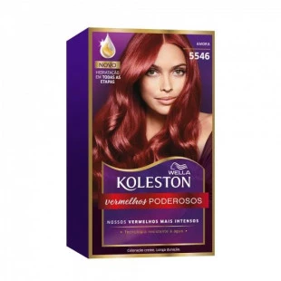 COLORAÇÃO KOLESTON - VERMELHOS PODEROSOS - 5546 AMORA