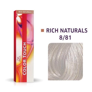 TONALIZANTE WELLA 60G COLOR TOUCH 8/81 - LOIRO CLARO PEROLA ACINZENTADO
