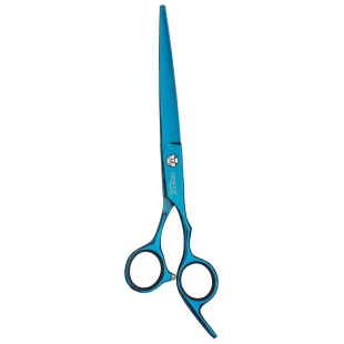 TESOURA VERTIX 7.0" - FIO LASER BLUE TITANIUM ref:1961