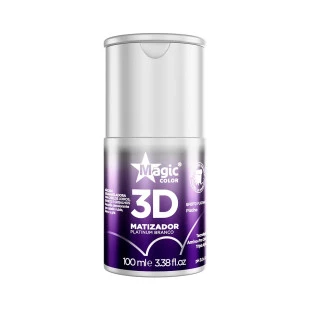 GLOSS MATIZADOR 3D MAGIC COLOR 100ML PLATINUM BRANCO - EFEITO PLATINADO