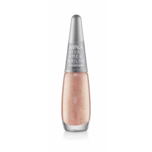 ESMALTE IMPALA GLITTER - VIVA,AME E BRILHE - VIVA COM AMOR