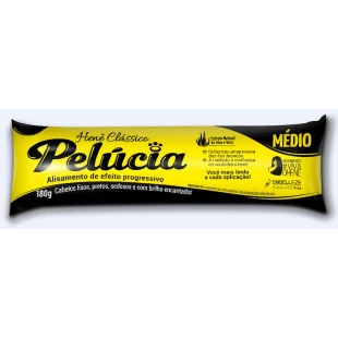 CREME ALISANTE COM COLORAÇÃO HENÊ CLASSICA 180G PELÚCIA MÉDIO - PRETO
