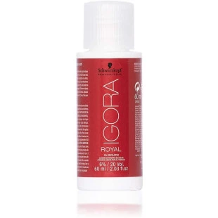 ÁGUA OXIGENADA IGORA 60ML 20 VOLUMES ROYAL