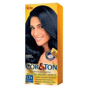 COLORAÇÃO COR E TON  1.7 - PRETO AZULADO ESPECIAL