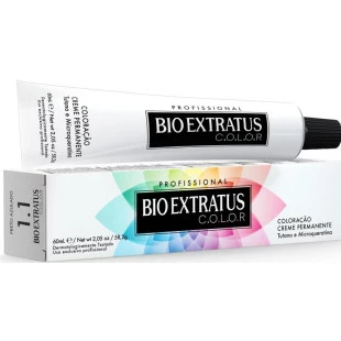 COLORACAO BIO EXTRATUS COLOR 1.1 - PRETO AZULADO
