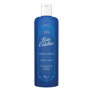 LOÇÃO DE LIMPEZA LEITE DE COLÔNIA 200ML - TOQUE DE CARINHO
