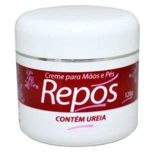 CREME HIDRATANTE PARA OS PÉS E MÃOS REPOS 120G - COM UREIA