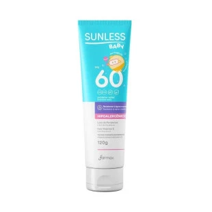 PROTETOR SOLAR SUNLESS BABY 120G - TOQUE SECO FPS 60 INFANTIL