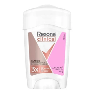 DESODORANTE CREME REXONA CLINICAL 48G - CLASSIC