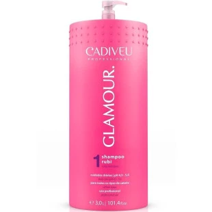 SHAMPOO CADIVEU 3 LITROS - GLAMOUR RUBI