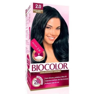 COLORAÇÃO BIOCOLOR - 2.0 - PRETO AZULADO INCRÍVEL