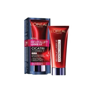 HIDRATANTE FACIAL LORÉAL 30G - REVITALIFT CICATRI CORRECT - FPS 25