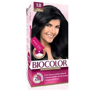 COLORAÇÃO BIOCOLOR - 1.0 - PRETO FUNDAMENTAL