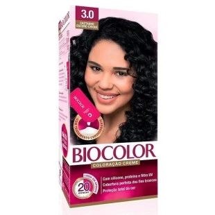 COLORAÇÃO BIOCOLOR - 3.0 - CASTANHO ESCURO CHIQUE