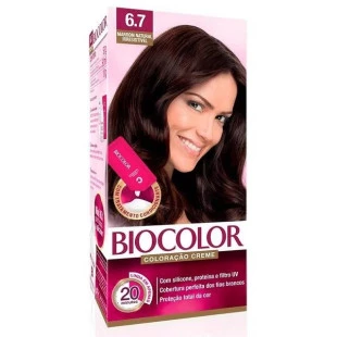 COLORAÇÃO BIOCOLOR - 6.7 - MARROM NATURAL IRRESISTÍVEL