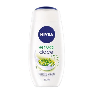 SABONETE LÍQUIDO NÍVEA 250ML - ERVA DOCE