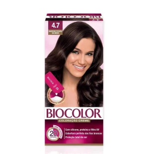 COLORAÇÃO BIOCOLOR - 4.7 - MARRON ESCURO DA MODA