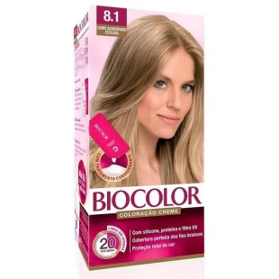 COLORAÇÃO BIOCOLOR - 8.1 - LOURO ACINZENTADO ESTILOSO