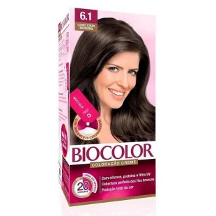 COLORAÇÃO BIOCOLOR - 6.1 - LOURO CINZA MODERNO