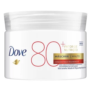 MASCARA CAPILAR DOVE 300G 80 FATOR - 1 MINUTO RECONSTRUTORA