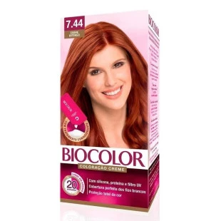 COLORAÇÃO BIOCOLOR - 7.44 - COBRE INTENSO
