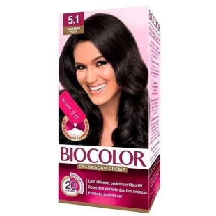 COLORAÇÃO BIOCOLOR - 5.1 - CASTANHO FESTA