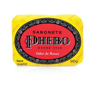 SABONETE EM BARRA PHEBO 90G - ODOR DE ROSAS