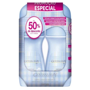 KIT DESODORANTE ROLL-ON GIOVANNA BABY BLUE - 2 UNIDADES