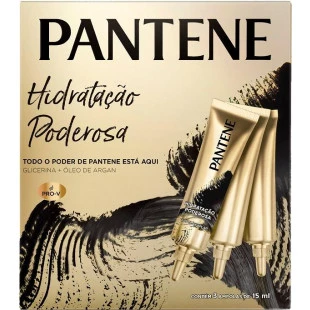 AMPOLA CAPILAR PANTENE HIDRO-CAUTERIZAÇÃO 3 UNIDADES