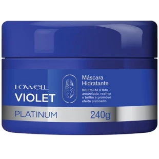 MASCARA CAPILAR LOWELL 240G - PLATINUM VIOLET