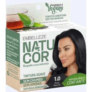 TONALIZANTE NATUCOR 1.0 - CHÁ PRETO NATURAL