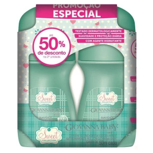 KIT DESODORANTE ROLL-ON GIOVANNA BABY CANDY - 2 UNIDADES