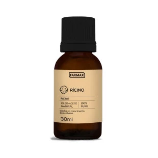 ÓLEO CAPILAR CONCENTRADO FARMAX 30ML - RÍCINO 100% PURO