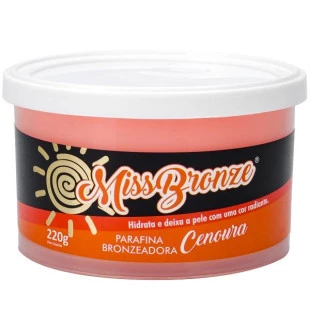 PARAFINA BRONZEADORA MISS BRONZE 220G - CENOURA
