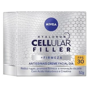CREME FACIAL NÍVEA 52G - ANTISSINAIS - HYALURON CELLULAR FILLER - DIA FPS 30