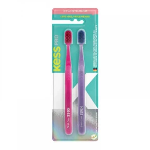 ESCOVA DENTAL KESS - PRO - EXTRA MACIA - 2 UNIDADES
